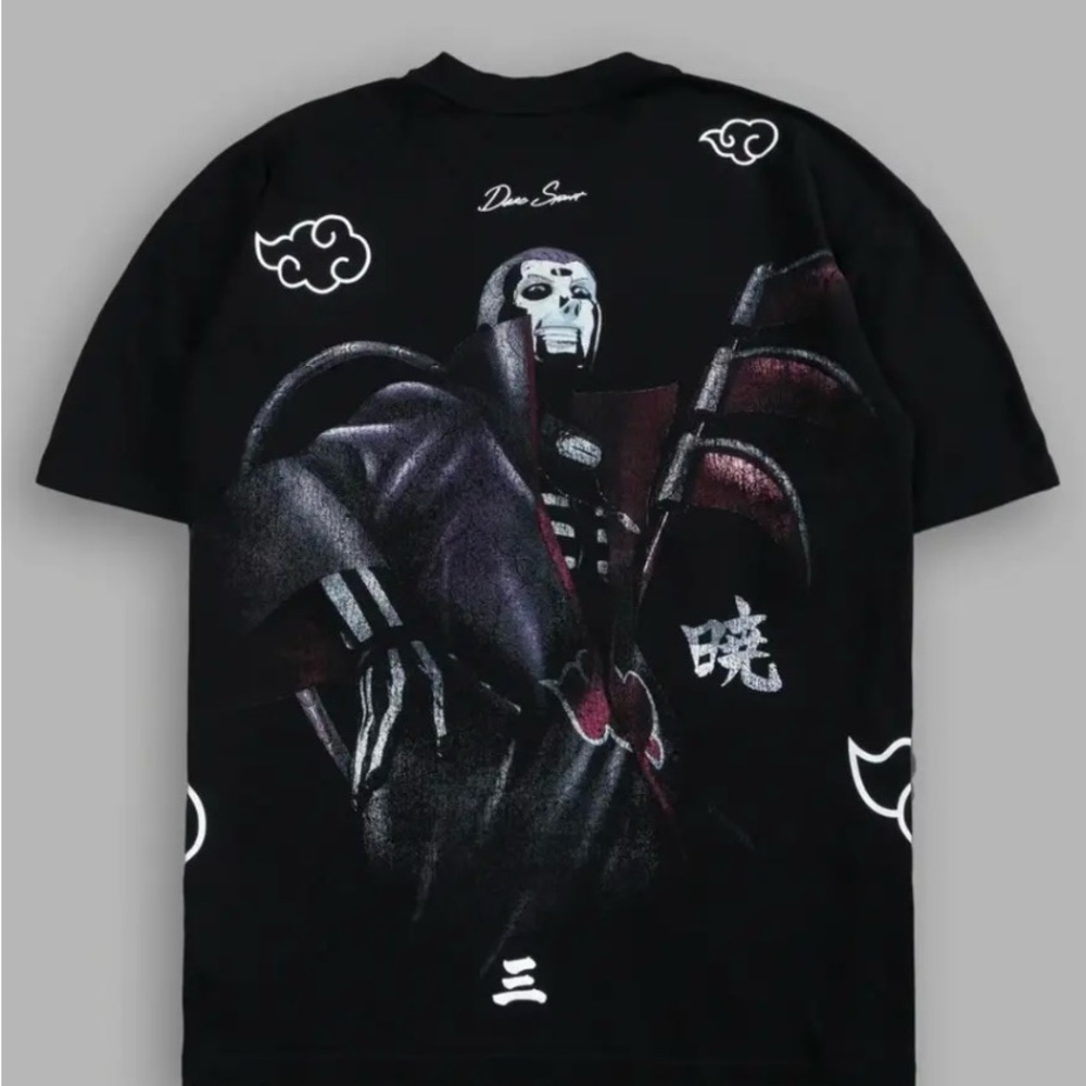 HIDAN AKATSUKI "SIDE BY SIDE"
OVERSIZED TEE IN BLACK